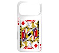 Royal Jack of Diamonds Playing Cards Illustration Graphic Coque pour iPhone 17 Pro Max