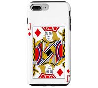 Royal Jack of Diamonds Playing Cards Illustration Graphic Coque pour iPhone 7 Plus/8 Plus