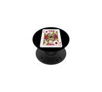 Royal Jack of Diamonds Playing Cards Illustration Graphic PopSockets PopGrip Adhésif