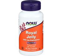 Now Foods Gelée Royale 1500 mg, 60 gélules