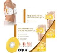 Royal Jelly Lot de 2 patchs pour amélioration de la poitrine - Patchs naturels pour la croissance de la poitrine - Respirant, sans trace et anti-affaissement - Patch raffermissant la poitrine pour