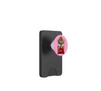 Royal King Chat Assis sur Le trône Motif Chat Amusant PopSockets PopWallet pour MagSafe