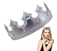 Royal King Crown - Gold Costume Crown for Kids and Adults, Prince Role Play Accessoire | Habillage des couronnes pour une fête d'anniversaire, une performance sur scène, un cosplay, un événement sur l
