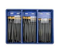 Royal & Langnickel 72 PC Majestic RND & Flat Box