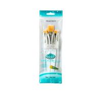 Peinture enfant GENERIQUE ROYAL & LANGNICKEL AQUALON WISP SET DE PINCEAUX PLATS 5 PIECES