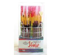 Royal & Langnickel Artiste Tudio Brosse Cady, 18 pinceaux de Tous Les Supports Inclus