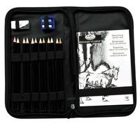 Royal & Langnickel Pochette Set croquis RSET-KCSS – 12 crayons graphite – Dessin et esquisse