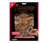 Royal & Langnickel COPF23 Art de la gravure sur cuivre Taille A4 Trio de Chevaux