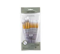 Royal & Langnickel Crafter's Choice Set de pinceaux plats 11 pièces