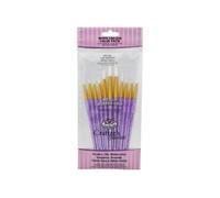 ROYAL & LANGNICKEL CRAFTER'S CHOICE SET DE PINCEAUX RONDS 11 PIECES