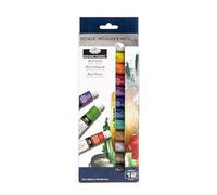 Royal & Langnickel Essentials Lot de 12 peintures acryliques 12 ml Couleurs métalliques