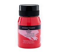 ROYAL & LANGNICKEL ESSENTIALS PEINTURE ACRYLIQUE ROUGE NAPHTOL 500 ML Rouge