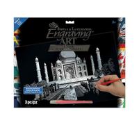Royal & Langnickel FAM-4 Gravure d'art argent Taille A3 Taj Mahal