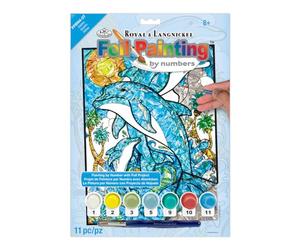 Royal & Langnickel FPBN-4 Peinture d'après les chiffres Dauphins