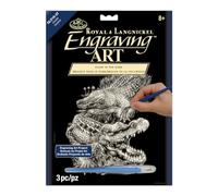 Royal & Langnickel GLO16 Gravure d'art brillant dans le noir Taille A4 Crocodile