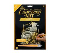 Royal & Langnickel GOLF18 Gravure d'art dorée Taille A4 Loups