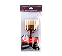 Royal & Langnickel Grande Surface brosses Lot de 3 - Acrylique et Huile - Ferme en Poils Blancs