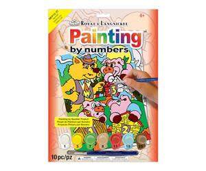 Royal & Langnickel MFP12 Ma première Peinture d'après les chiffres Cochons/Loup