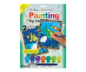 Royal & Langnickel MFP203 Ma première Peinture d'après les chiffres Tortue de mer/Poisson