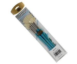 Royal & Langnickel Natural Hair Fan Glaze Brush Set