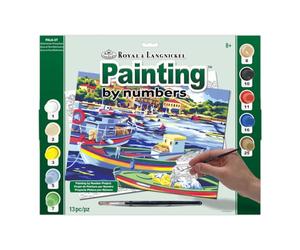 Royal & Langnickel PAL6 Peinture d'après les chiffres Bateaux de pêche Méditerranéens