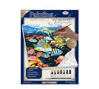 Royal & Langnickel PCS12 Séries Peinture d'après les chiffres Toile d'artiste Profondeur de l'océan Petit