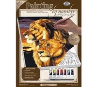 ROYAL & LANGNICKEL PCS3 SÉRIES PEINTURE D'APRÈS LES CHIFFRES TOILE D'ARTISTE LION/LIONNE PETIT G