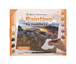 Royal & Langnickel PJL21 Peinture d'après les chiffres Coucher de soleil sur le Kilimanjaro