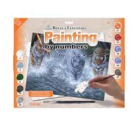 Royal & Langnickel PJL34 Peinture au numéro 11"x 15" Trois Tigres