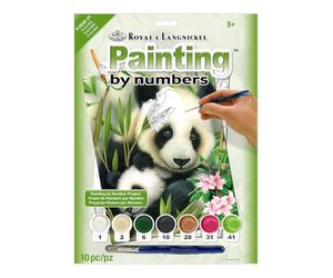 Royal & Langnickel PJS39 Peinture d'après les chiffres Taille A4 Pandas/Petit