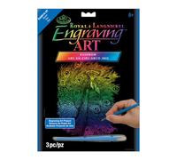 Royal & Langnickel RAIN14 Gravure d'art arc en ciel Taille A4 Paon