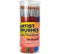 Peinture enfant GENERIQUE ROYAL & LANGNICKEL RCAN-7 PINCEAUX RONDS TAKLON OR 144 PIECES