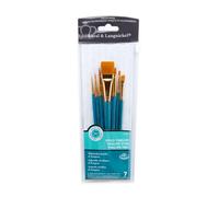 Royal & Langnickel RSET-9184 Set de pinceaux variété Taklon Or 7 pièces