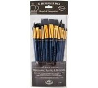 ROYAL & LANGNICKEL RSET-9301 SET DE PINCEAUX VARIÉTÉ 12 PIÈCES