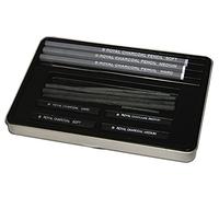Royal & Langnickel Set de dessin RSET-ART2503 – Fusains et crayons fusains – Boîte métal 13 pièces