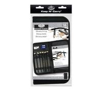Royal & Langnickel Pochette Set croquis RSET-KCSS – 12 crayons graphite – Dessin et esquisse