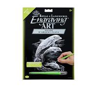 Royal & Langnickel SILF11 Gravure d'art arc argent Taille A4 Dauphins