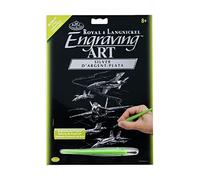 Royal & Langnickel SILF25 Gravure d'art arc argent Taille A4 Avions Jets