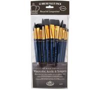 ROYAL & LANGNICKEL RSET-9301 SET DE PINCEAUX VARIÉTÉ 12 PIÈCES