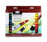 Royal & Langnickel WAT21-18 Assortiment de 18 Tubes de peinture aquarelle 18 x 21 ml