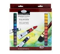 Royal & Langnickel WAT21-24 Assortiment de 24 Tubes de peinture aquarelle 24 x 21 ml