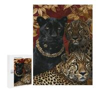 Royal Leopard Portrait -1 Puzzle 1000 Pièces Educa Jouet en Bois Cadeau Unique Décoration Intérieure Jeu Éducatif Challenge Toy Adultes Et Enfants À Partir De 14 Ans 500 PCS