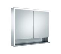 Keuco Royal Lumos - Spiegelschrank Wandvorbau silber-eloxiert 900x735x165mm