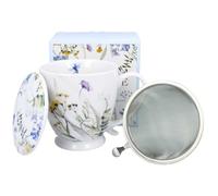 Royal Melody Tasse à thé avec passoire à pied et couvercle 0,51 l