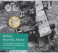 Royal Mint Lot de pièces de monnaie du 100e anniversaire de la Première Guerre Mondiale 2017