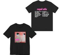 Royal Otis Merch Hickey Album T-shirt tendance unisexe à manches courtes T-shirt cool, Noir , XXL