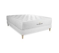 Royal Palace Bedding Ensemble Matelas à mémoire de Forme Maxi épaisseur Buckingham 140x190 sommier KIT Blanc | Epaisseur : 30 cm | Confort : Equilibré