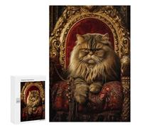 Royal Persian Cat Throne-11 Puzzle 1000 Pièces Educa Jouet en Bois Cadeau Unique Décoration Intérieure Jeu Éducatif Challenge Toy Adultes Et Enfants À Partir De 14 Ans 300 PCS