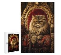 Royal Persian Cat Throne-11 Puzzle 1000 Pièces Educa Jouet en Bois Cadeau Unique Décoration Intérieure Jeu Éducatif Challenge Toy Adultes Et Enfants À Partir De 14 Ans 1000 PCS