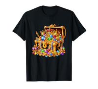 Royal Pirate Coffre au trésor avec couronnes et Pierres précieuses T-Shirt